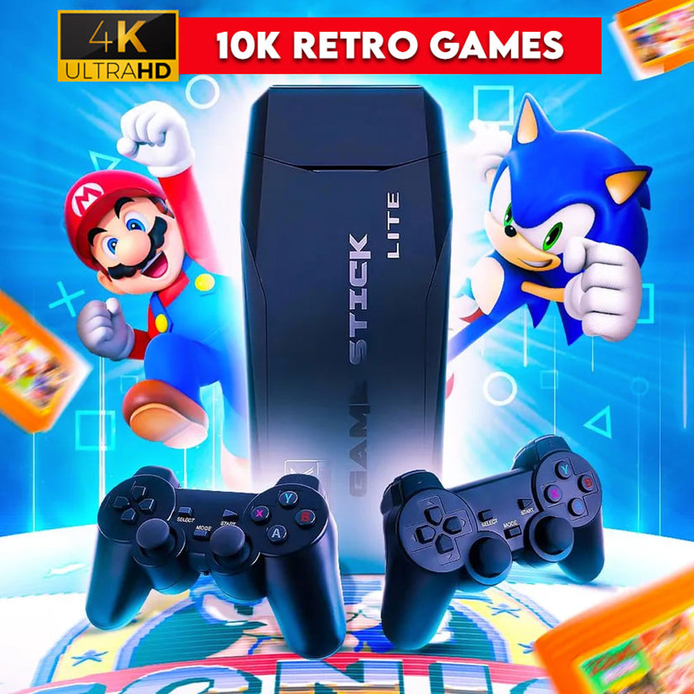 GameStick™ 4K - 10,000 Retro Games [Limited Time Offer]